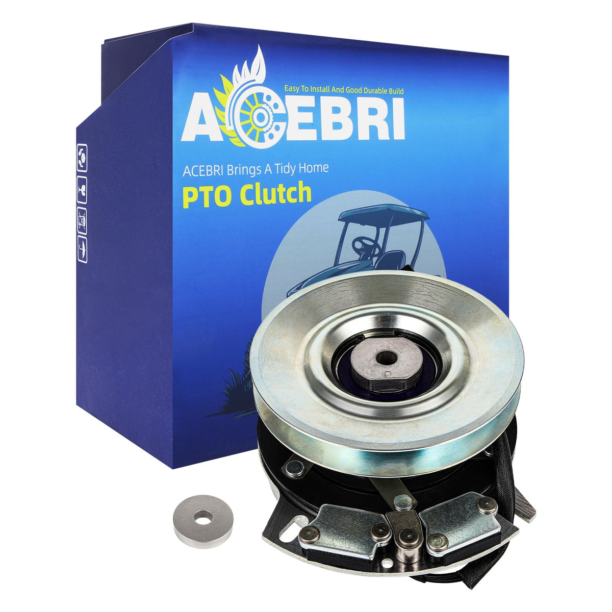 ACEBRI PTO clutch for Cub Cadet front view showing broad compatibility