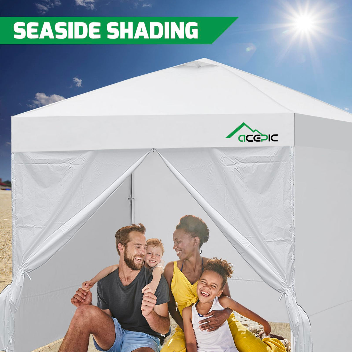 Acepic sidewalls only, canopy top and frame not included.