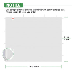 Acepic privacy zippered-door walls provide easy access during outdoor events.
