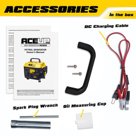 Aceup Energy 1200W generator with duplex socket for household use
