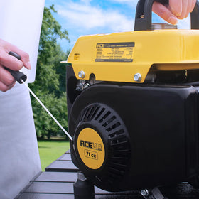 Aceup Energy 1200W fuel tank cap, six-hour runtime on half load