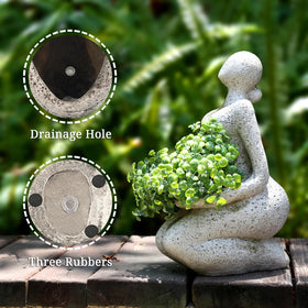 ACLEMA face planter indoors for stylish room greenery.