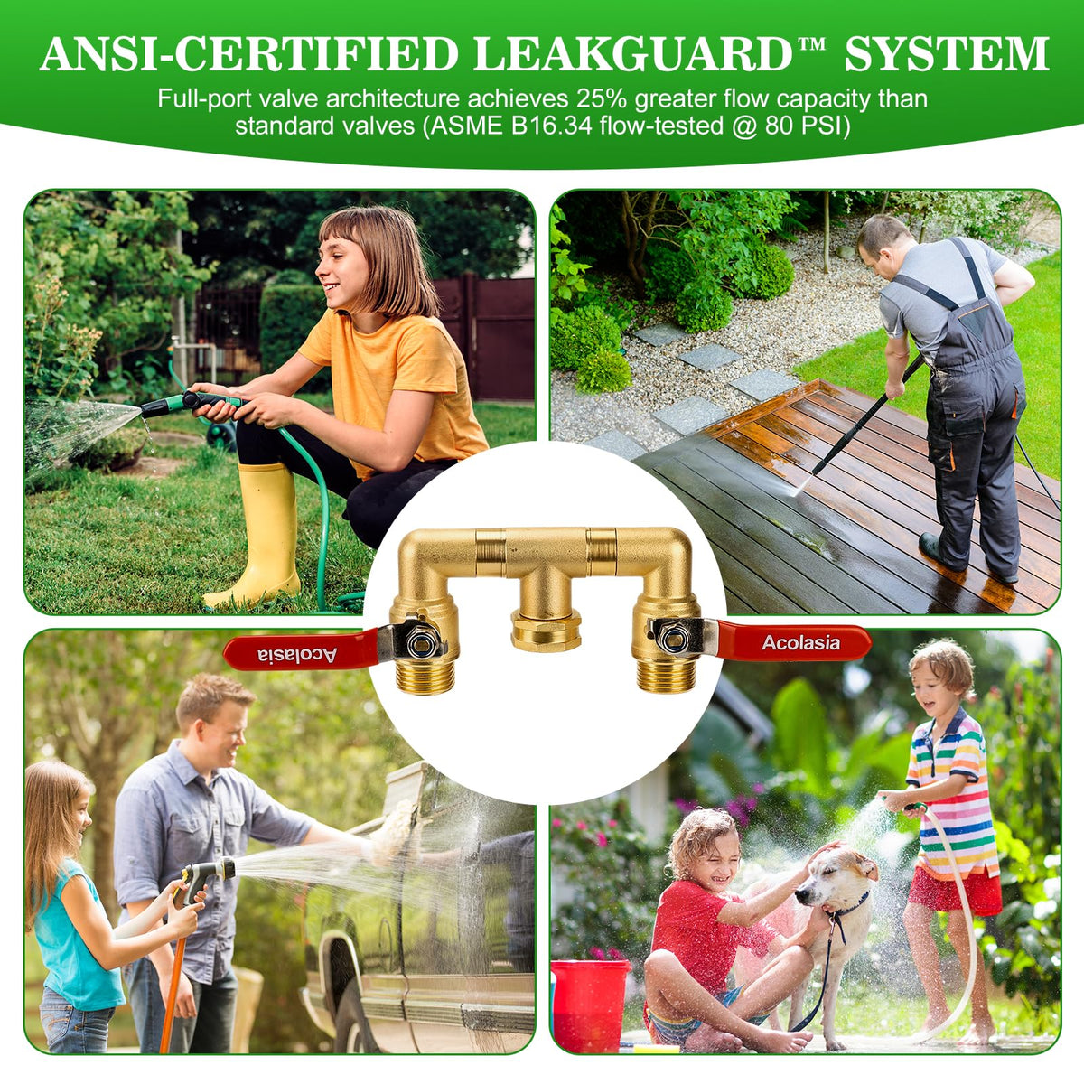 Acolasia hose splitter warranty and responsive support ensure confident use.