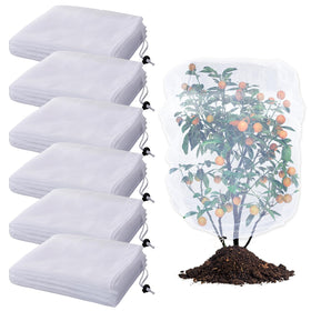 Acostop 6-pack 4x5ft netting cover protects crops with fine mesh.
