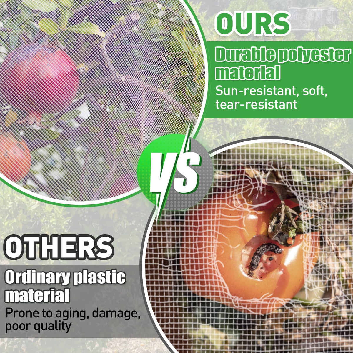 Acostop blueberry-protective netting shields fruit bushes while staying airy.