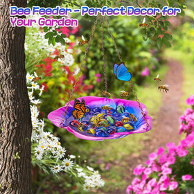 Acostop garden decor item adds color while supporting pollinators.