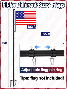 Acostop kit includes all tubes, bases, and rings for quick setup.