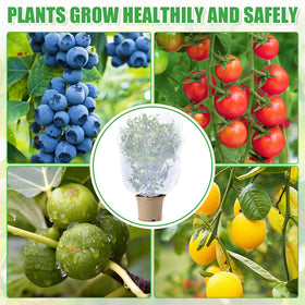 Acostop garden netting covers are easy to install with stakes for secure placement.