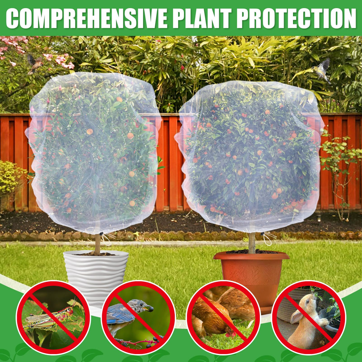 Acostop UV-resistant polyester material withstands sun and weather.