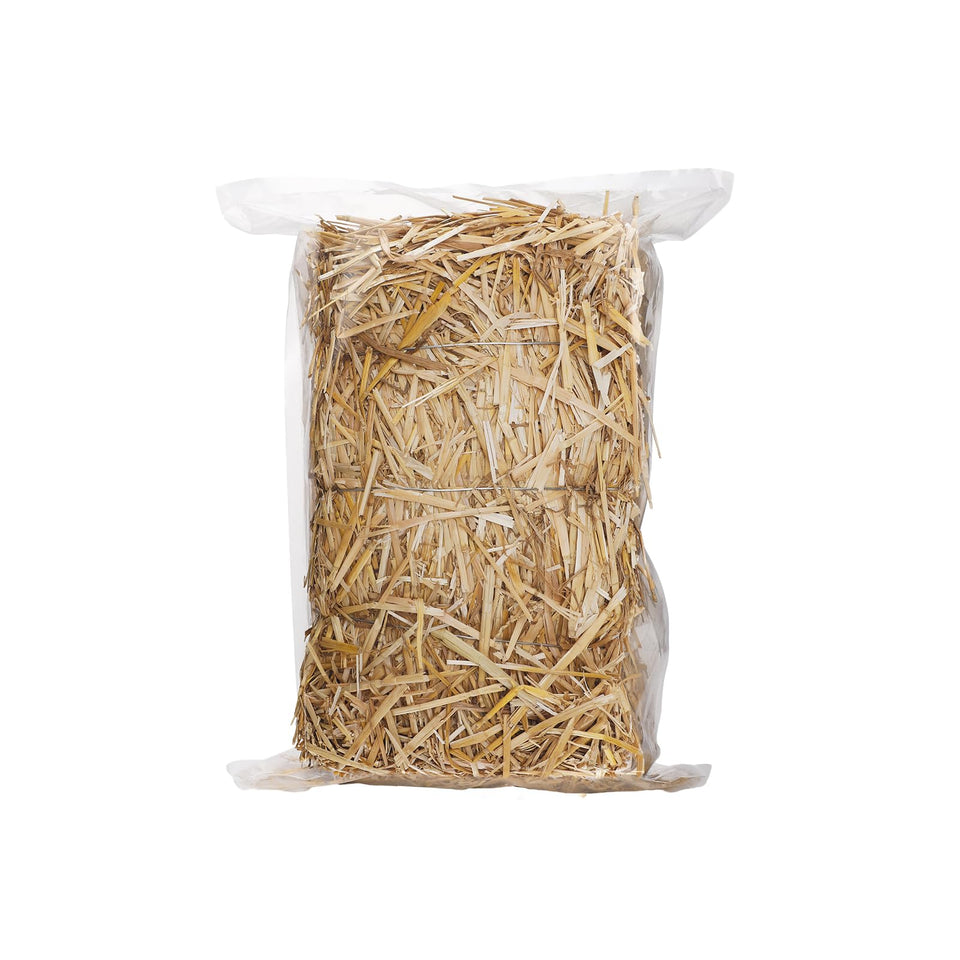 Acostop 1lb bag of natural wheat straw for clean, chemical-free mulch.