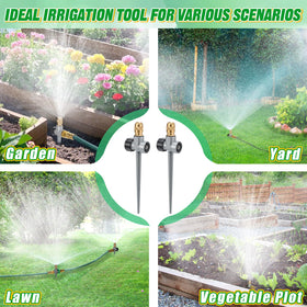 Acostop yard irrigation suits medium lawns, vegetable plots, and patios.