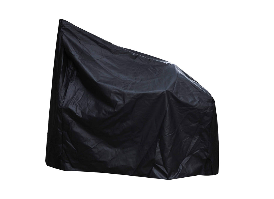 acoveritt heavy duty charcoal grill offset smoker cover side view protects from weather and UV