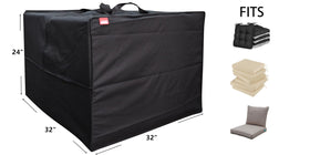 Acoveritt storage bag folded neatly inside a compact box for space saving.
