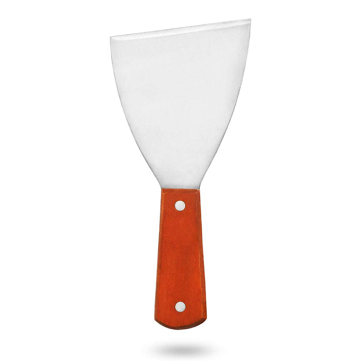 Acronde wooden-handle grill scraper provides comfortable grip during grilling