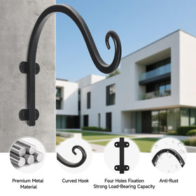 Acteomsly bird-feeder hanger reveals versatile outdoor use
