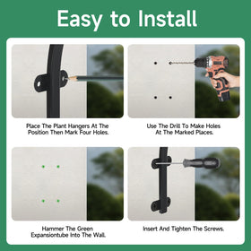 Acteomsly sturdy steel construction supports heavy loads up to 70 lbs