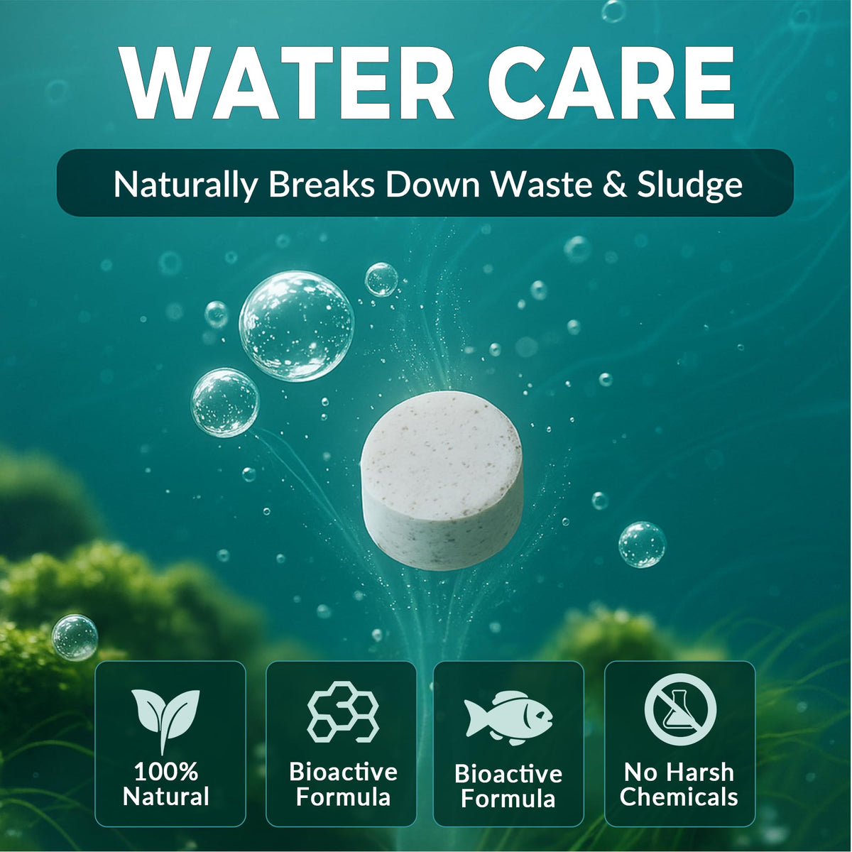 ACTICLEAR safe for fish and wildlife during pond care