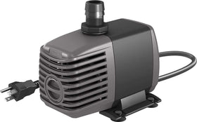Active Aqua pump with rubber feet reduces vibration during operation