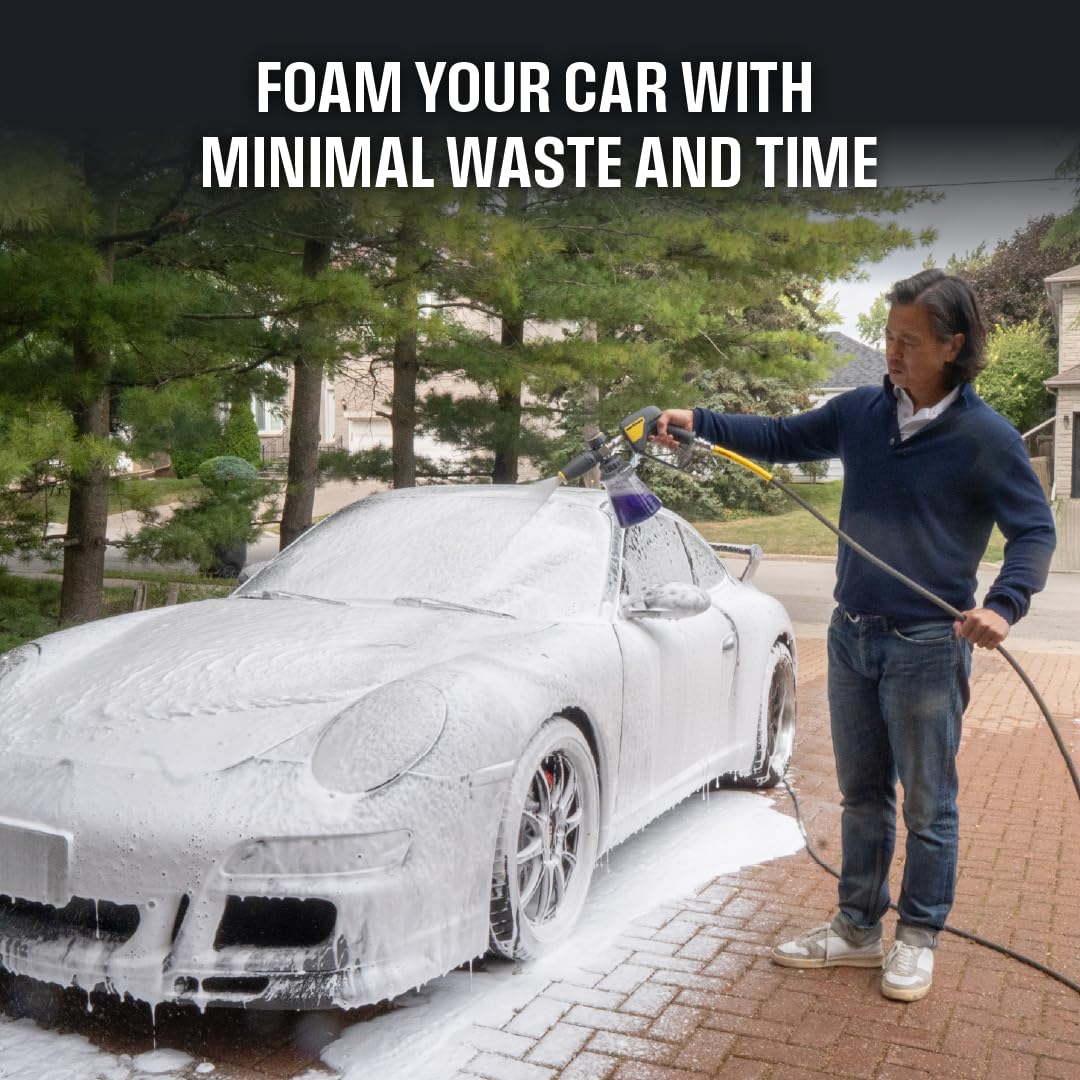 Active Foam Cannon ensures consistent foam application across washes