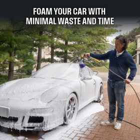 Active Foam Cannon ensures consistent foam application across washes