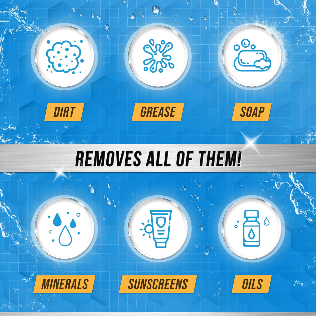ACTIVE Spa Filter Cleaner compatibility chart shows broad brand support and flexible use