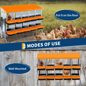 ActiveTrail nesting box suits indoor or outdoor coops for versatile placement