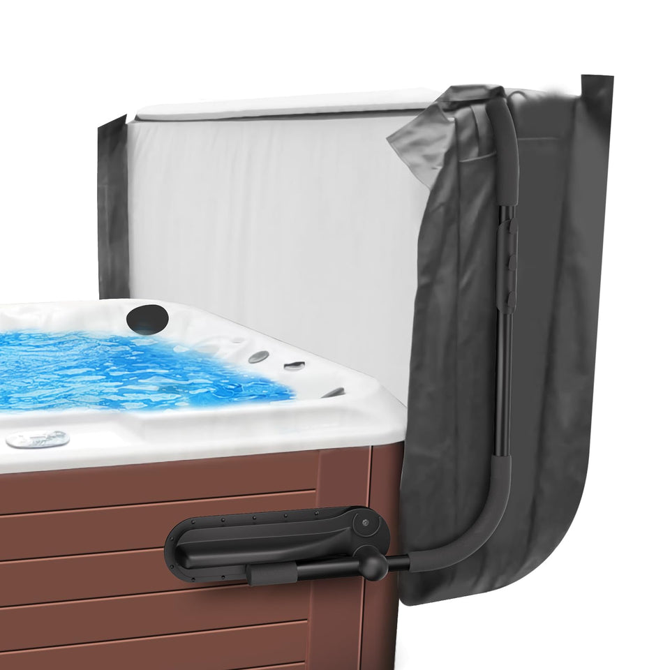 ACTREY cover lifter front view for one-person hot tub handling