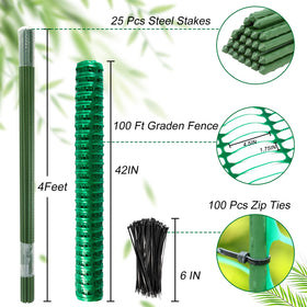 ACTREY steel stakes 11mm ensure secure fence anchoring.