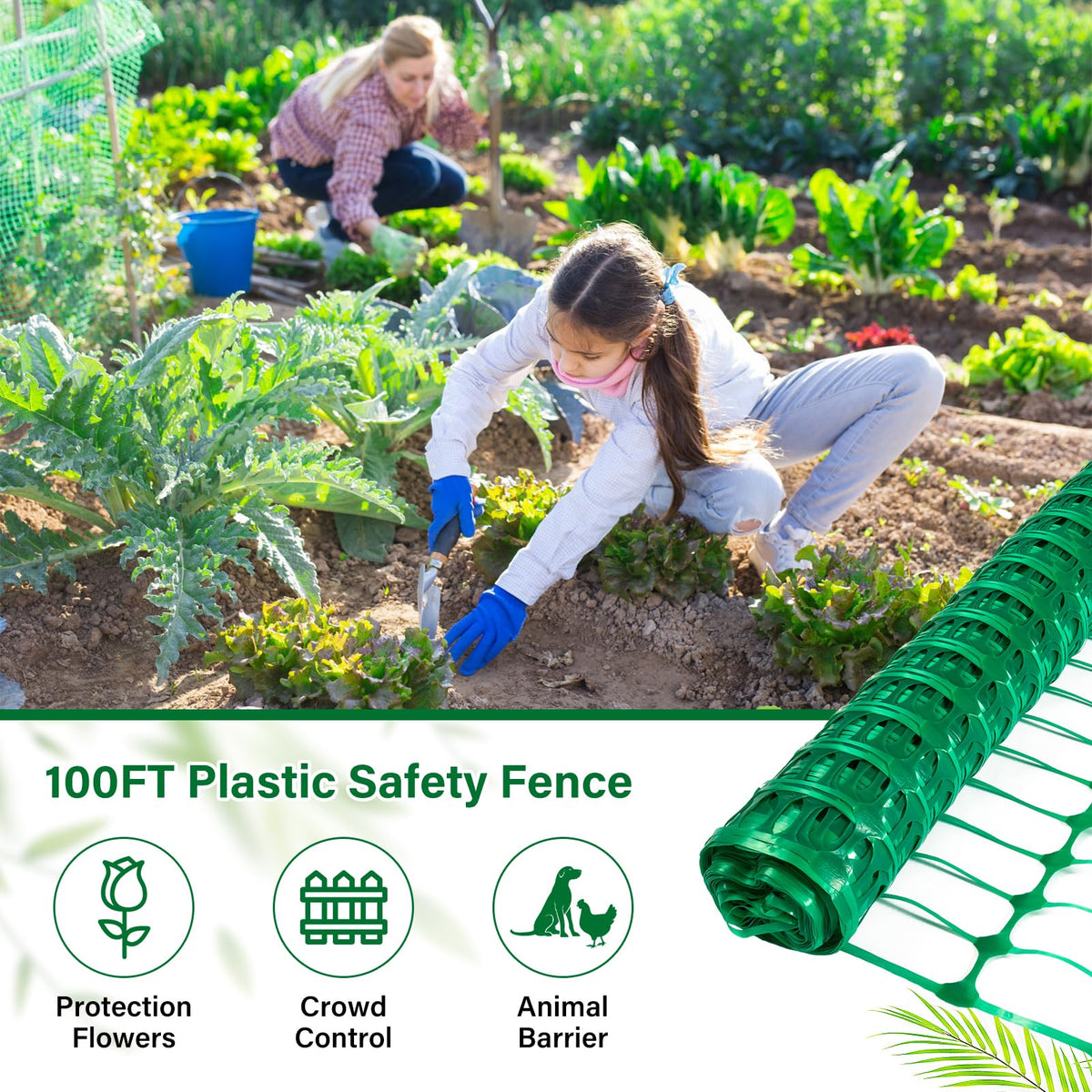 ACTREY zip ties included for quick, reliable fence setup.