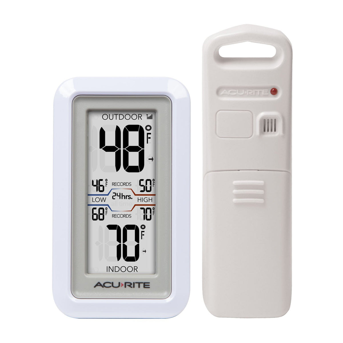AcuRite 02049 indoor/outdoor thermometer display for quick temperature checks