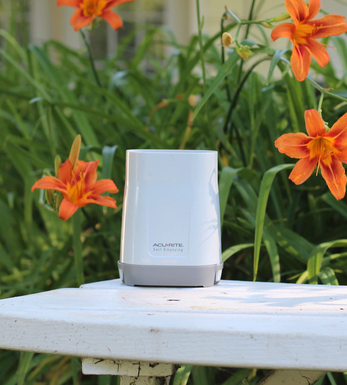 Customizable AcuRite rain alarm beep when preset total is reached
