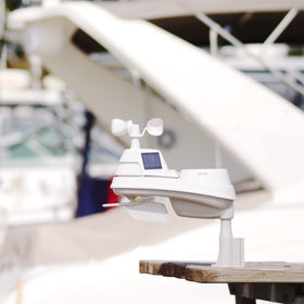 AcuRite Iris PRO+ mounting hardware included for easy outdoor setup.