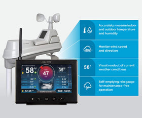 AcuRite Iris barometer highlights pressure changes for early weather cues