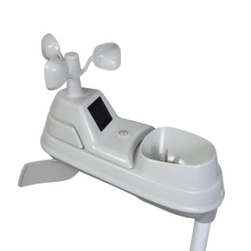 AcuRite Iris Wind Speed and Direction sensor helps with wind-aware gardening.