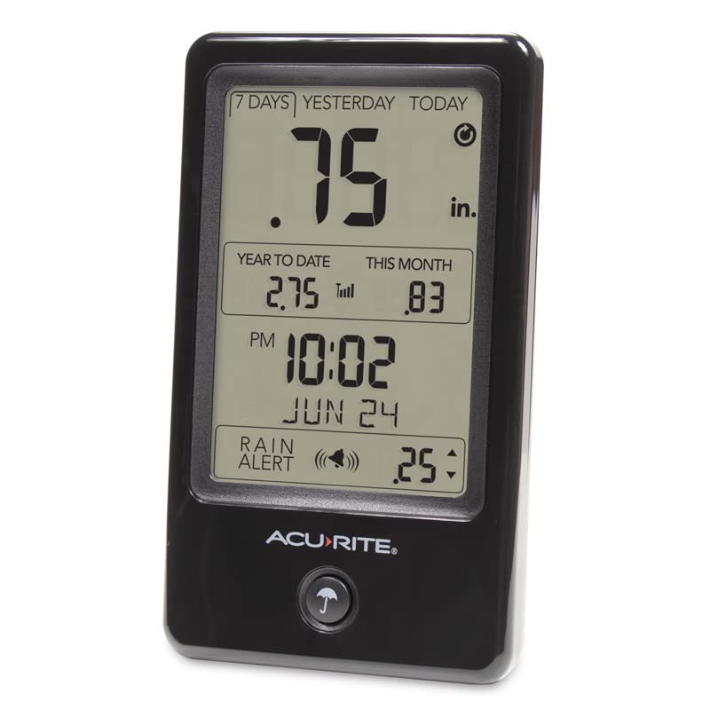 Outdoor sensor transmits data to the AcuRite indoor display