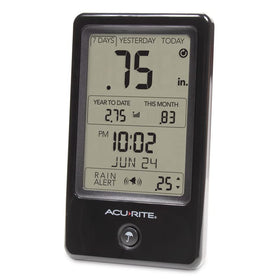 Outdoor sensor transmits data to the AcuRite indoor display