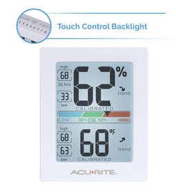 AcuRite Pro humidity meter magnet back for versatile placement