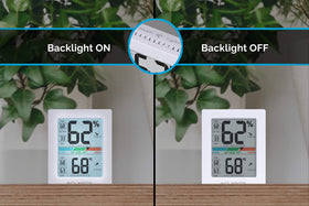 AcuRite Pro humidity meter tabletop stand keeps it visible