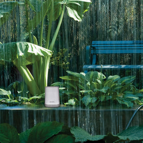 AcuRite rain gauge with self-emptying collector for low maintenance use