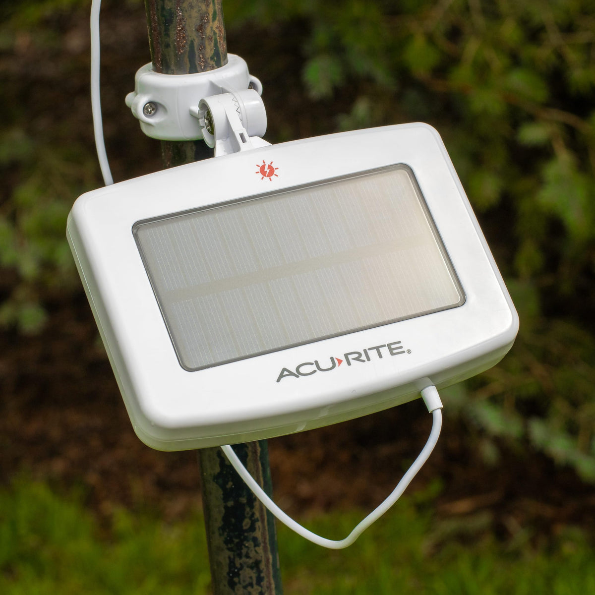 AcuRite Solar Power Pack offers a 30-foot cord for flexible placement.
