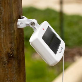 AcuRite Solar Power Pack helps reduce reliance on disposable batteries.