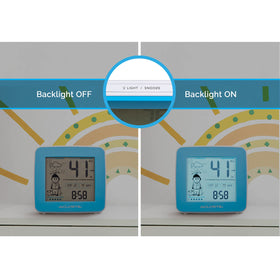 AcuRite Weather Alarm Clock displays date and time for reliable wakeups.