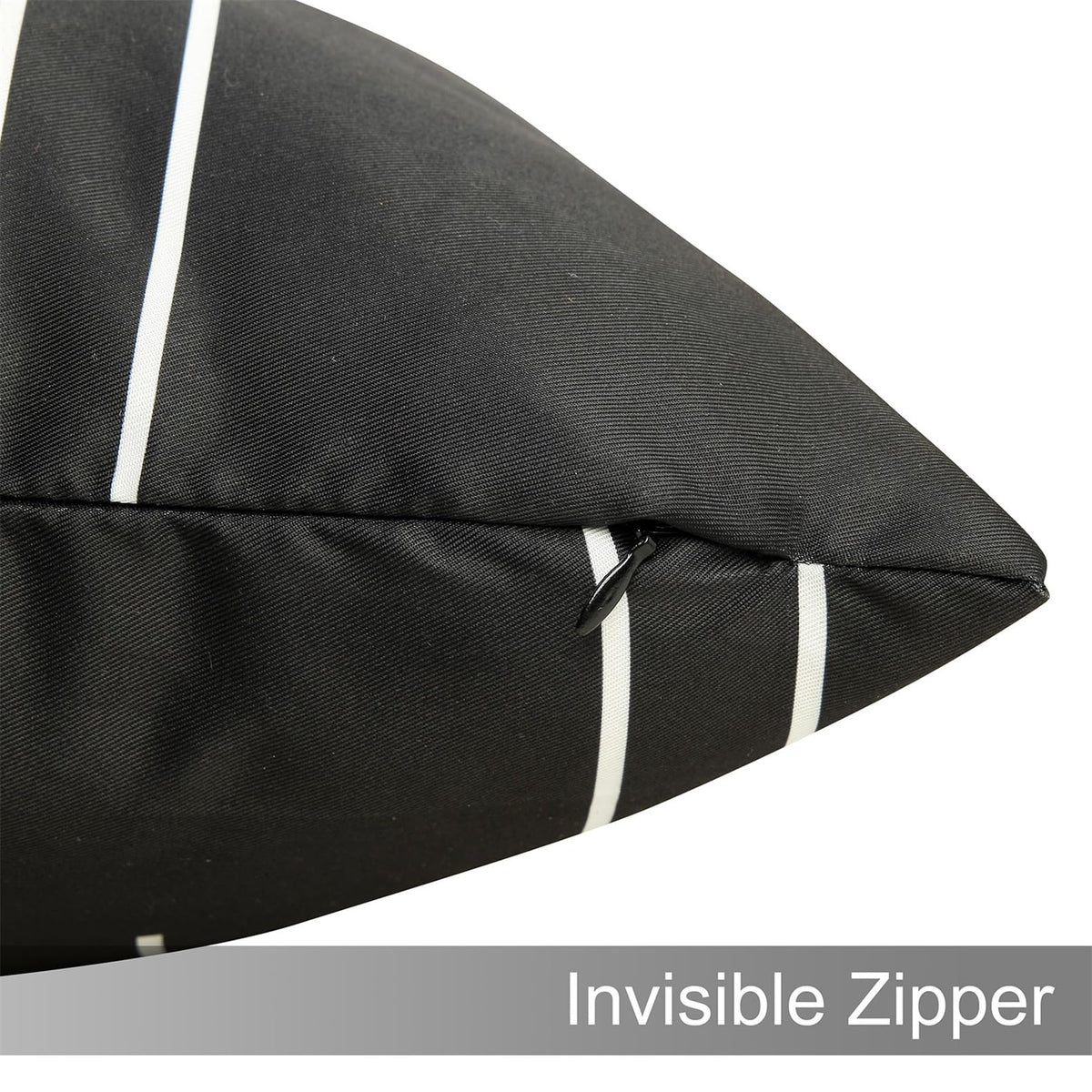 Adabana 4-pack outdoor pillow covers; easy refresh for patio or garden furniture