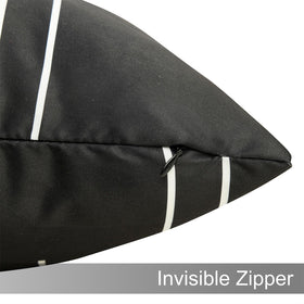 Adabana 4-pack outdoor pillow covers; easy refresh for patio or garden furniture