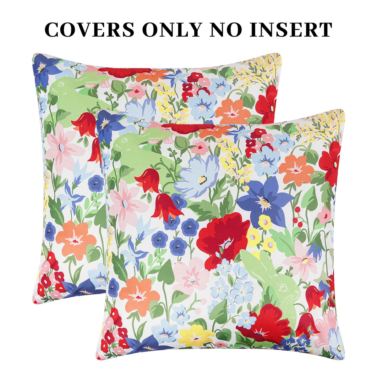 Adabana poolside garden floral pillow cover ideal for outdoor seating.