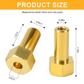 Adabuing 194997 brass nut for Pentair Quad DE provides airtight connections.
