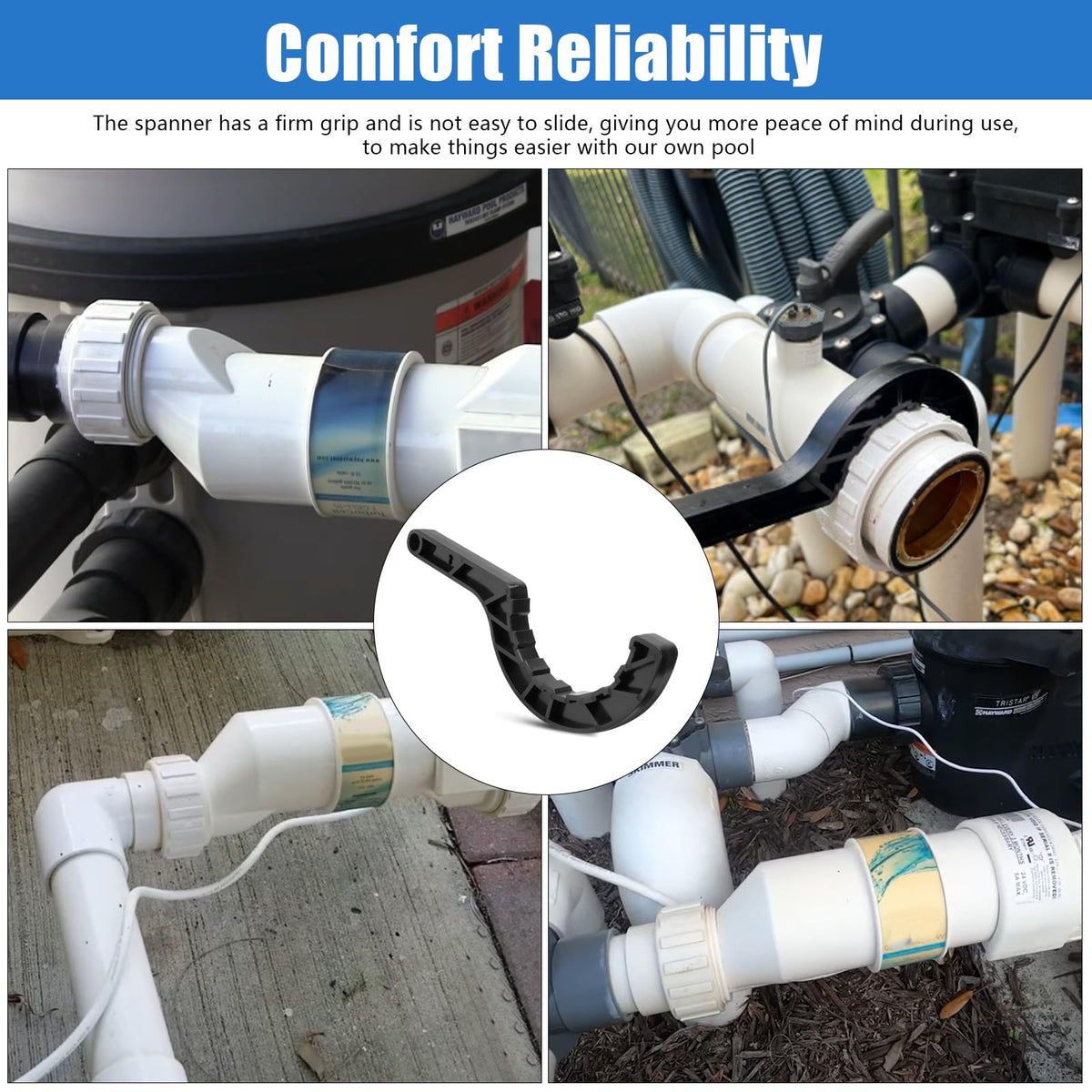 Adabuing portable pool tool ideal for tight spots.