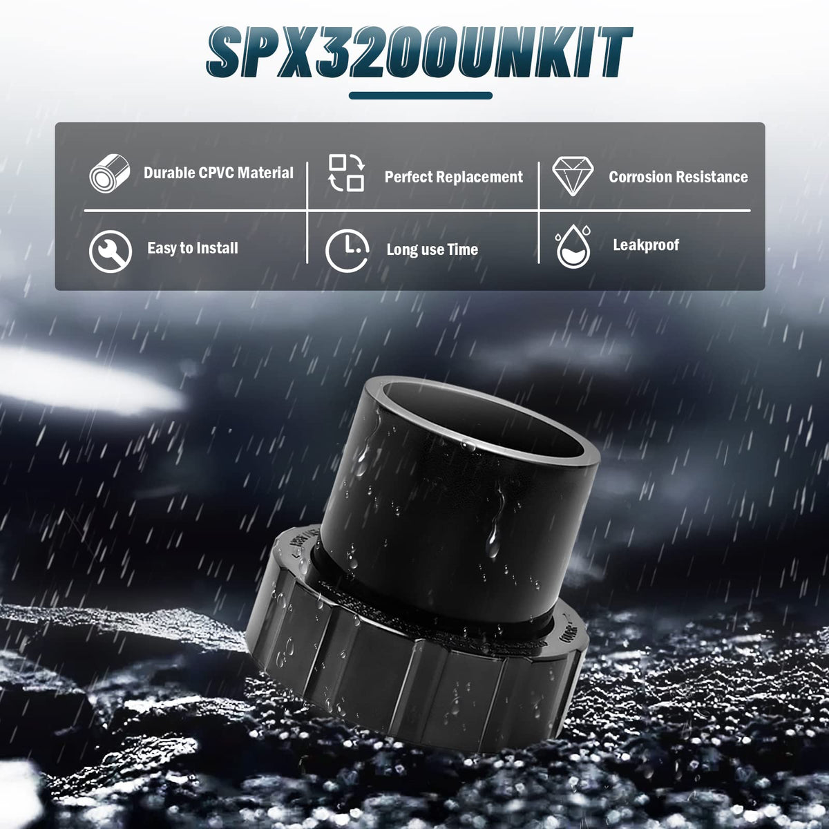 Adabuing SPX3200UNKIT easy installation for quick compatibility with your existing system