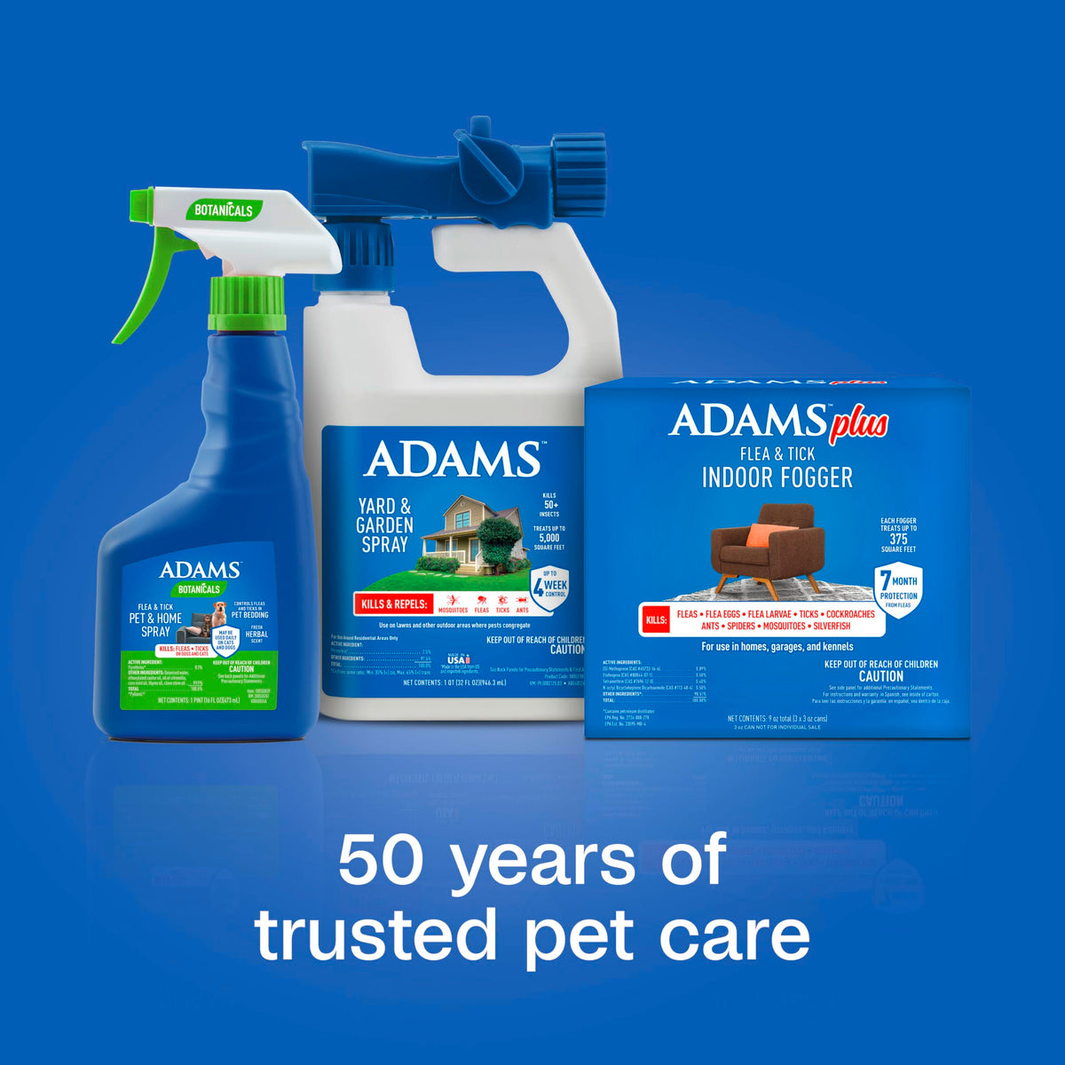 Multi-room defense with ADAMS Plus indoor fogger.