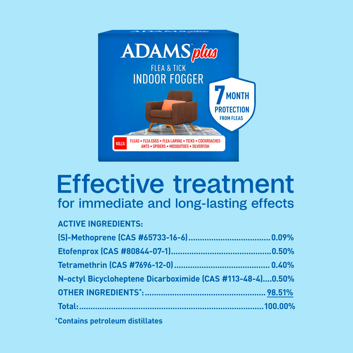 Leaves no stains or lingering odors.